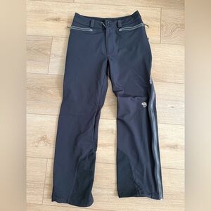 Mountain Hardwear Conduit Softshell Ski Snowboard Zip Lined Snow Pants Men’s S